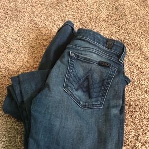 seven for all man kind jeans 27x33